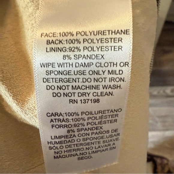 Danielle Bernstein Faux-Snakeskin Pants 14‎ - Picture 7 of 7